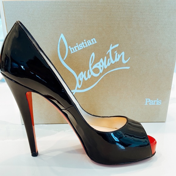 Christian Louboutin Peep Toe Pumps - Picture 4 of 5
